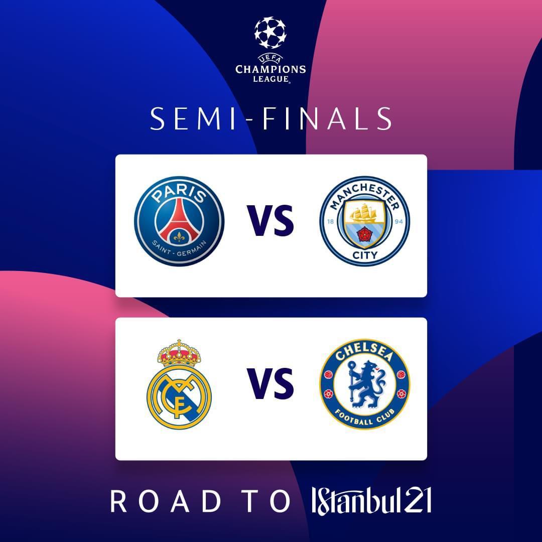 Semifinales listas en la Champions League