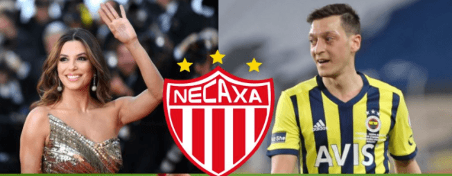 Eva Longoria y Mesut Özil, dos de los flamantes nuevos dueños del Necaxa
