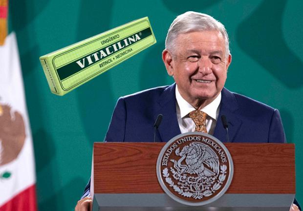 VIDEO: AMLO recomienda &#8220;untarse Vitacilina&#8221; por el ardor de la compra de la refinería.