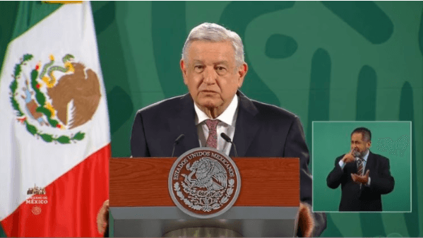 Vamos a la baja en contagios por COVID 19: AMLO