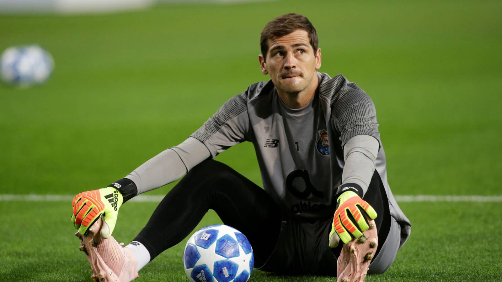 Iker Casillas terminó en el hospital