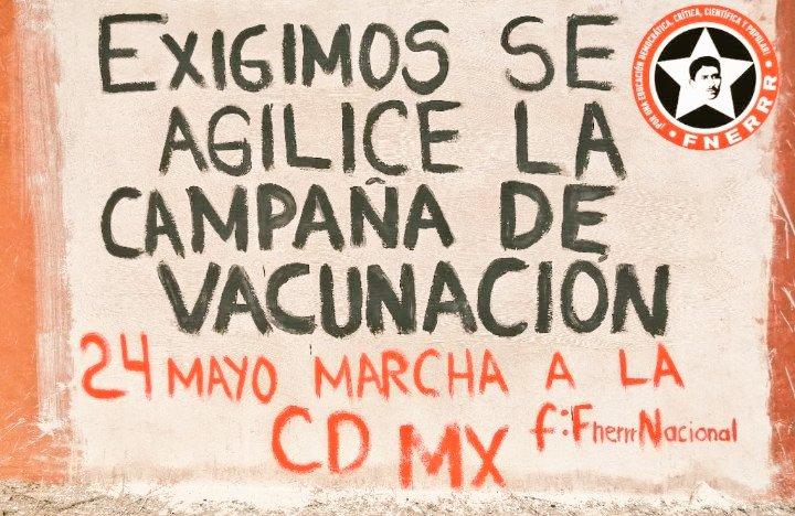 Estudiantes marcharán para no regresar a clases