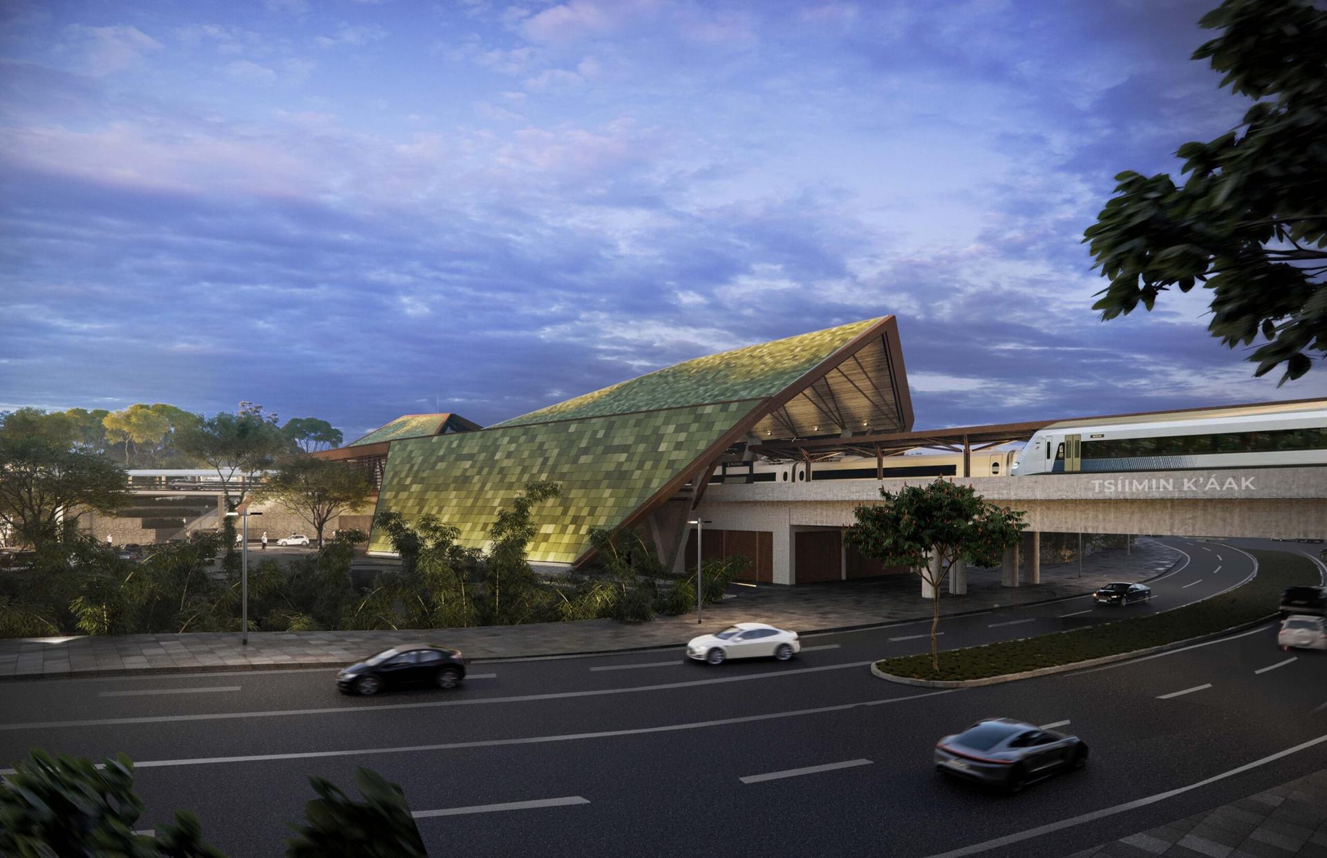 Imágenes: así se verá la estación del Tren Maya en Palenque