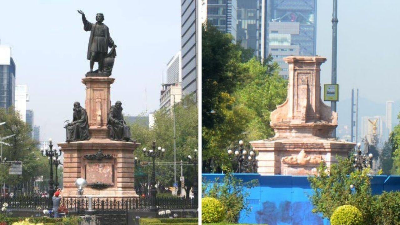 Monumento a Colón será sustituido por una mujer indígena en Paseo de la Reforma