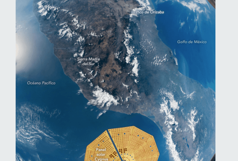 Así se ve México desde el espacio