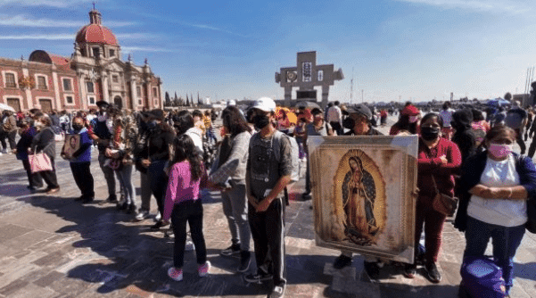 Comienzan a llegar peregrinos a la Basílica de Guadalupe