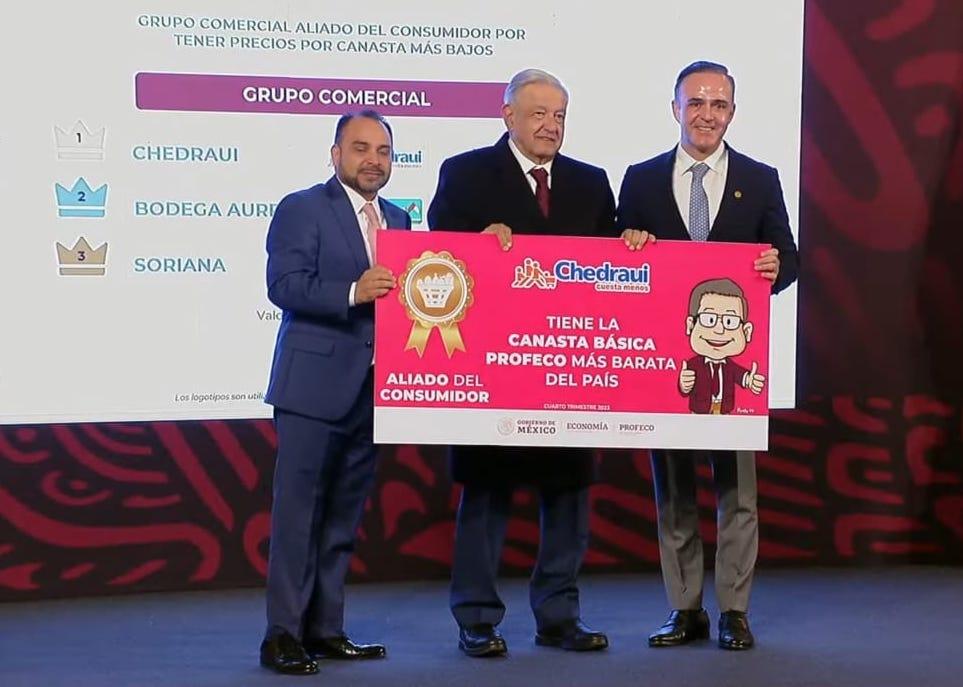 Chedraui ofrece la canasta básica más barata: PROFECO