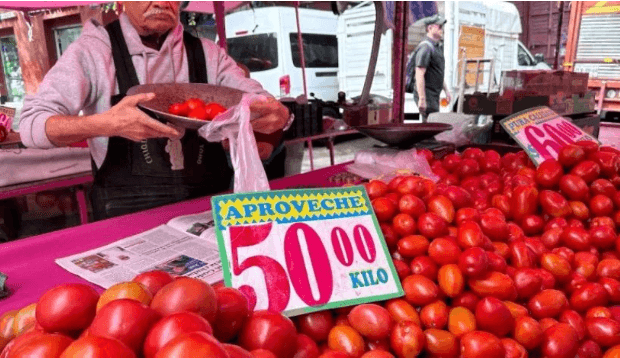 El precio de frutas y verduras fueron a la alza en los primeros 15 días del 2024