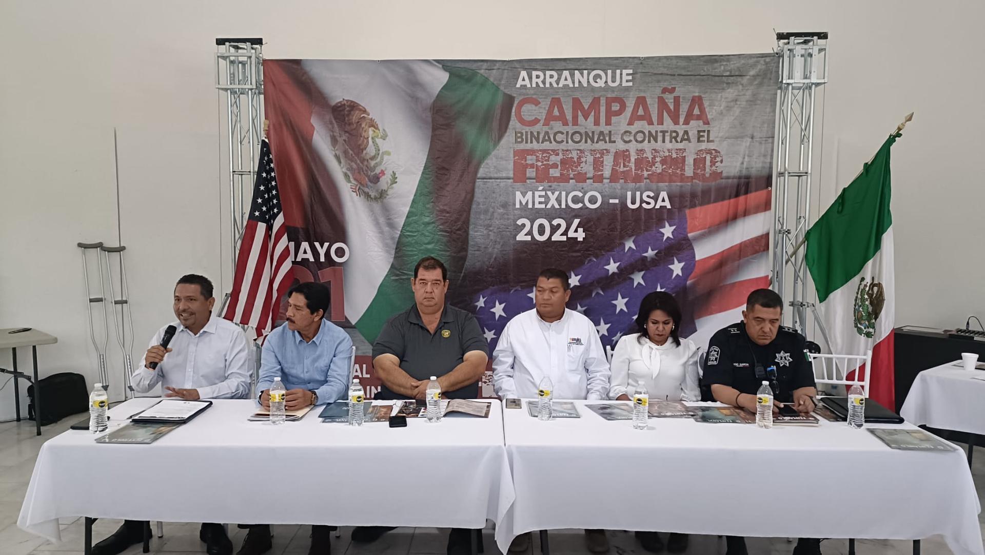 Lanzan campaña binacional contra el fentanilo