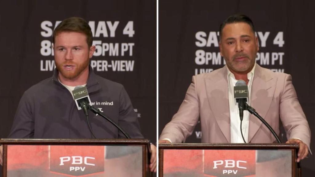 Canelo Álvarez no teme posible demanda de Oscar de la Hoya