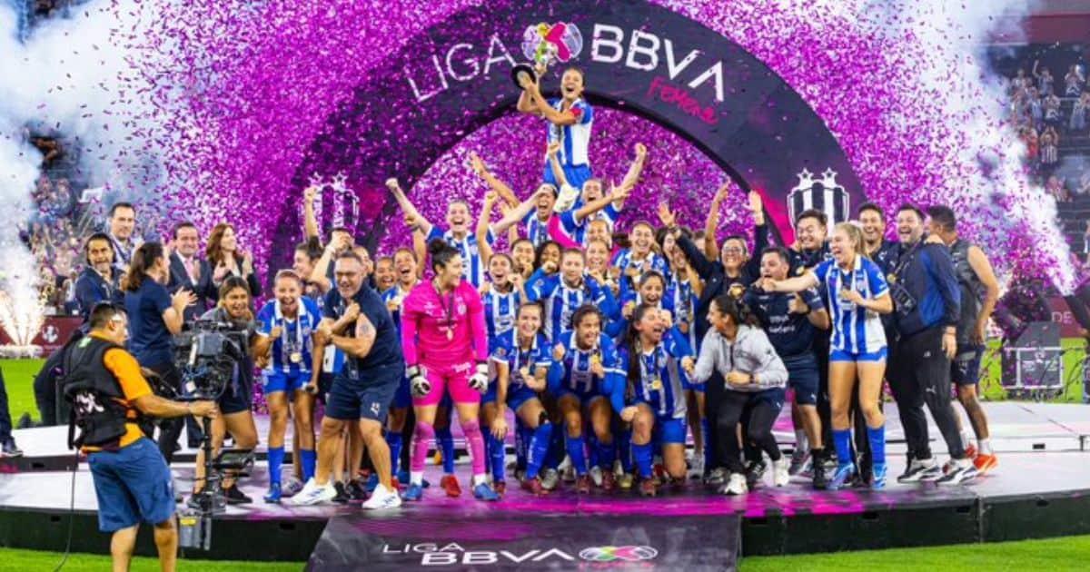 Rayadas de Monterrey campeonas de la Liga MX femenil