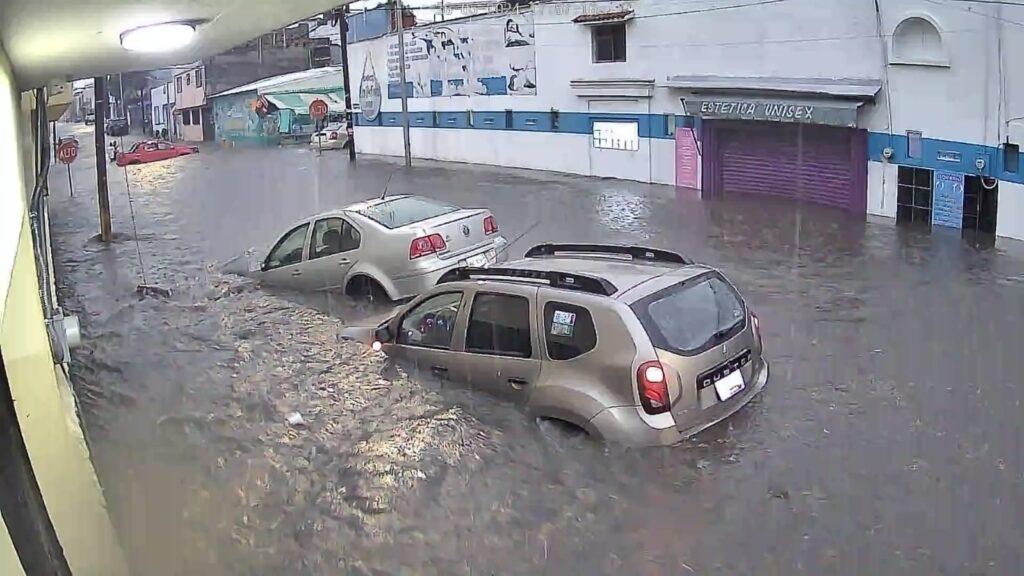 Puebla vive trombas atípicas