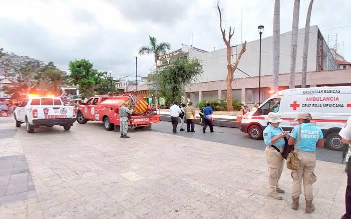 Explosión en el Zócalo de Acapulco deja nueve heridos