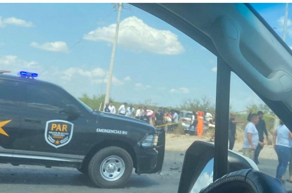 Convoy de Claudia Sheinbaum sufre accidente en Coahuila