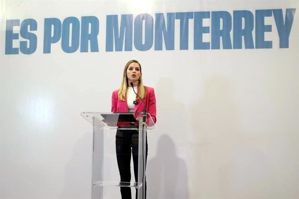 Mariana Rodríguez anuncia que impugnará la elección de Monterrey