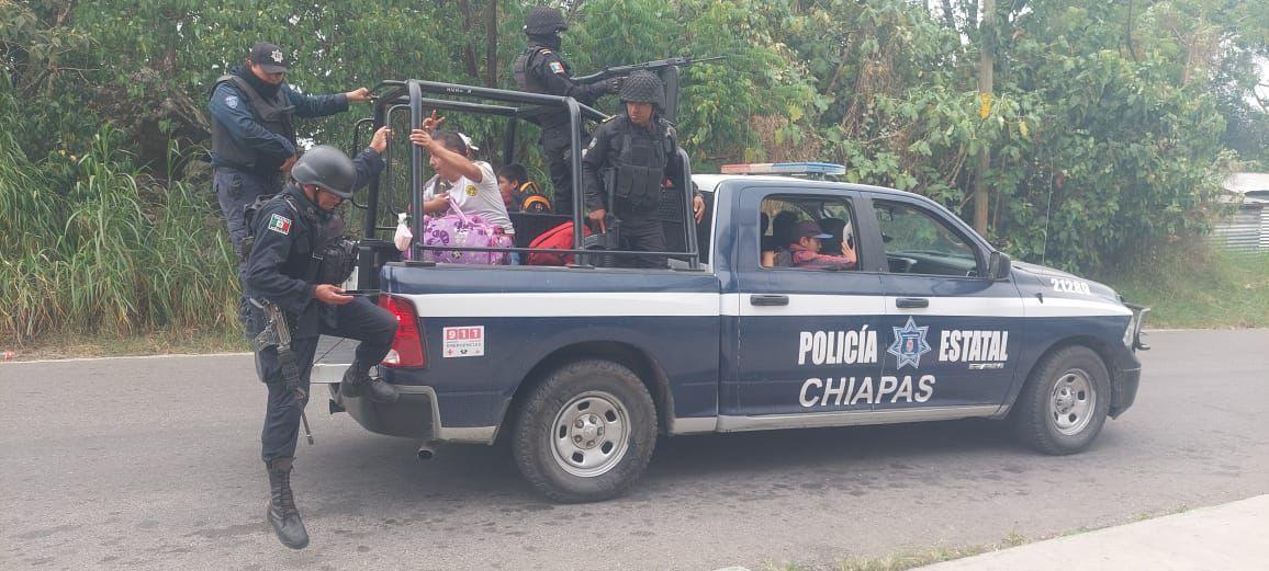 Grupo Interinstitucional implementa operativo de seguridad en el municipio de Tila Chiapas