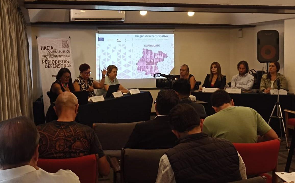 Advierten violencia contra periodistas y defensoras de derechos en Guanajuato