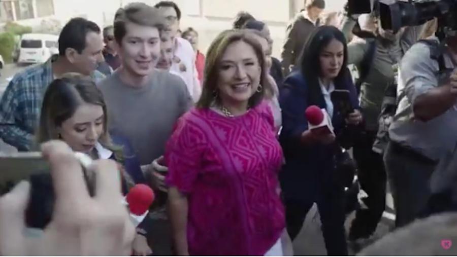 Xóchitl Gálvez va a votar