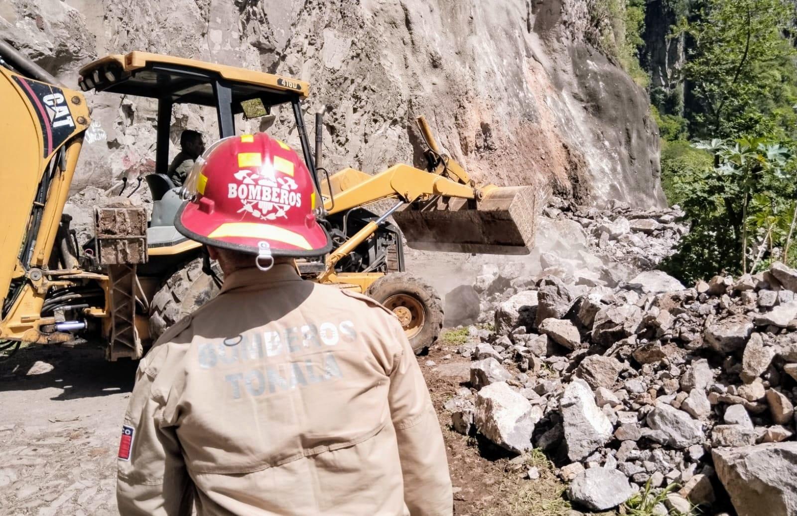 Deslave en ladera de la barranca de Colimilla en Tonalá, Jalisco