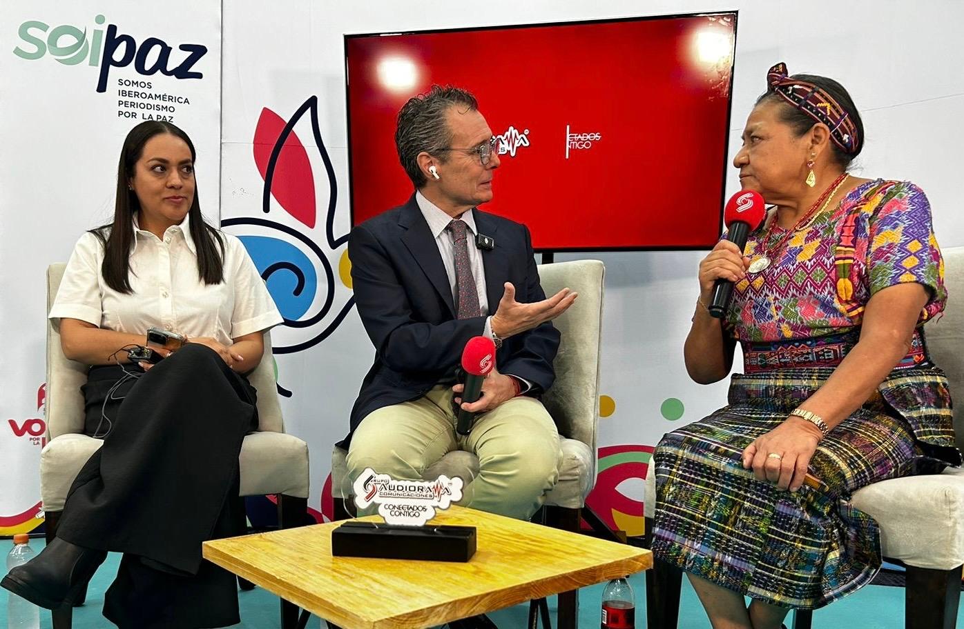 La paz viene de uno mismo para tener clara nuestra misión: Rigoberta Menchú