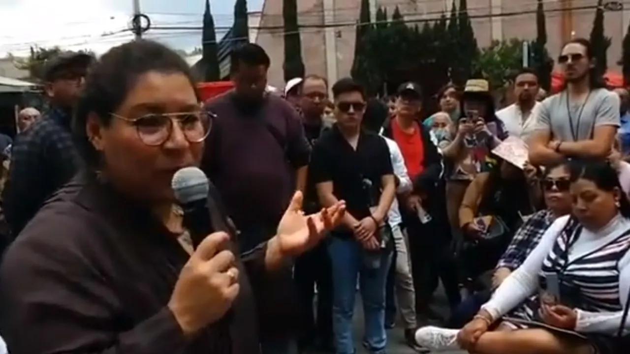Lenia Batres pide seguridad y auxilio en Zacatecas 