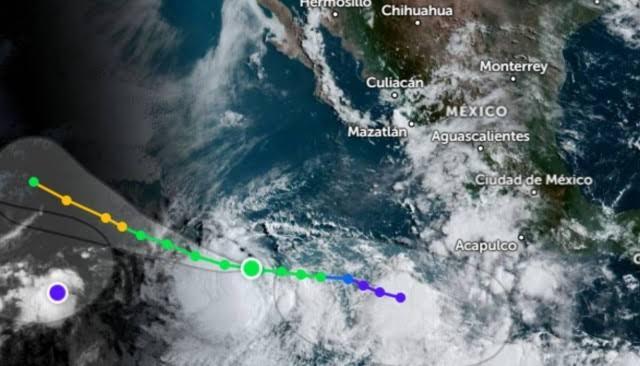 Tormenta tropical Gilma se fortalece