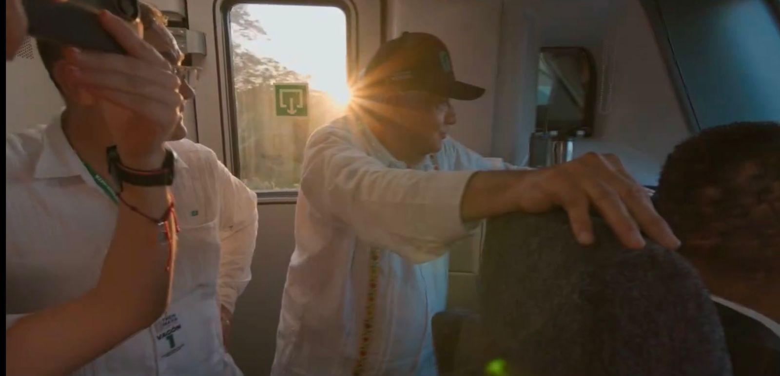 AMLO presenta docuserie sobre Tren Maya 