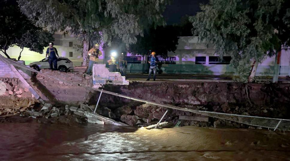 Fuertes lluvias provocan daños en Nogales