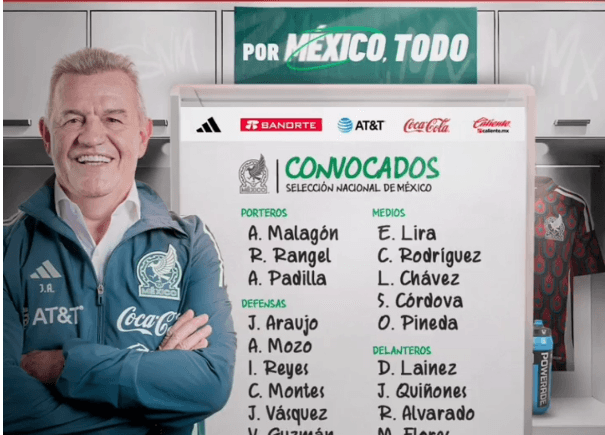 Javier Aguirre lanza convocatoria con la Selección Mexicana