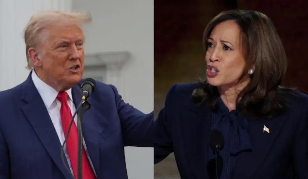 Encuestas muestran a Trump y Harris en empate Técnico