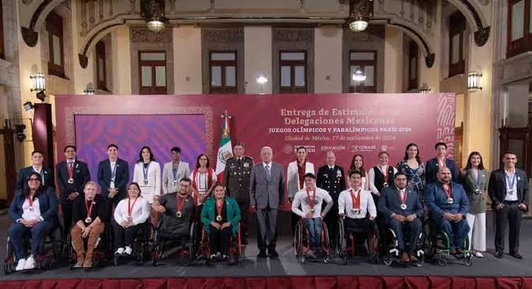 AMLO reconoce labor de deportistas olímpicos y Paralímpicos 