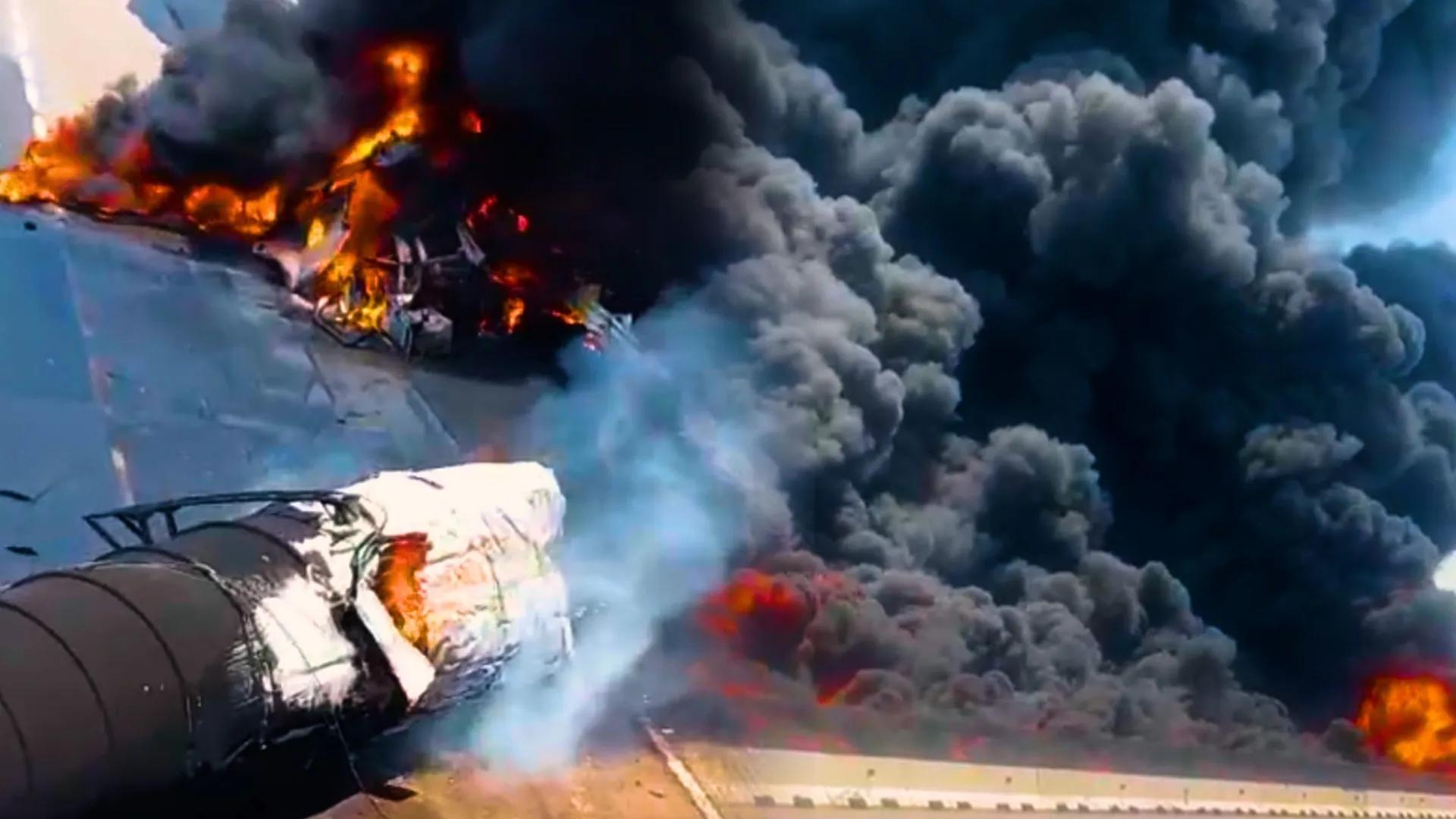 Un muerto y tres lesionados dejó la explosión de una pipa en la autopista Colima-Guadalajara