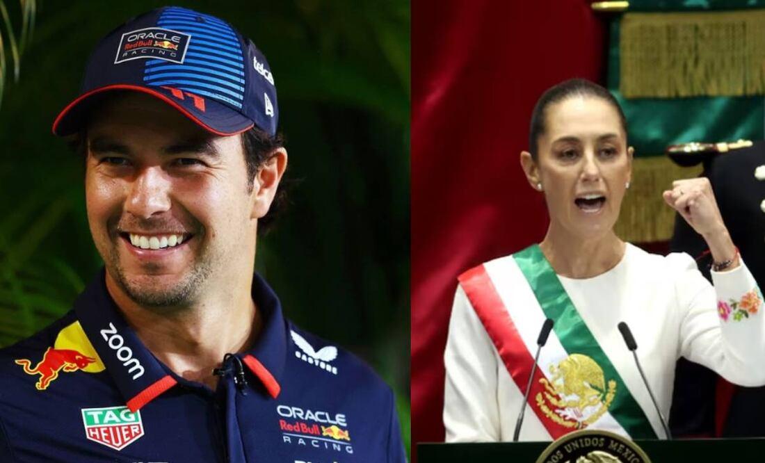 Claudia Sheinbaum defiende a Checo Pérez