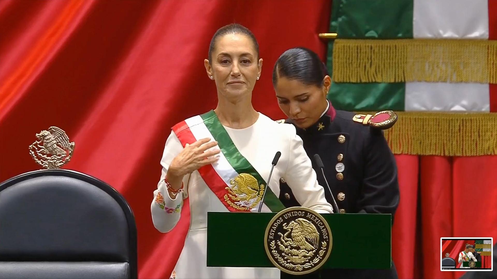 Claudia Sheinbaum es la primera presidenta de México 