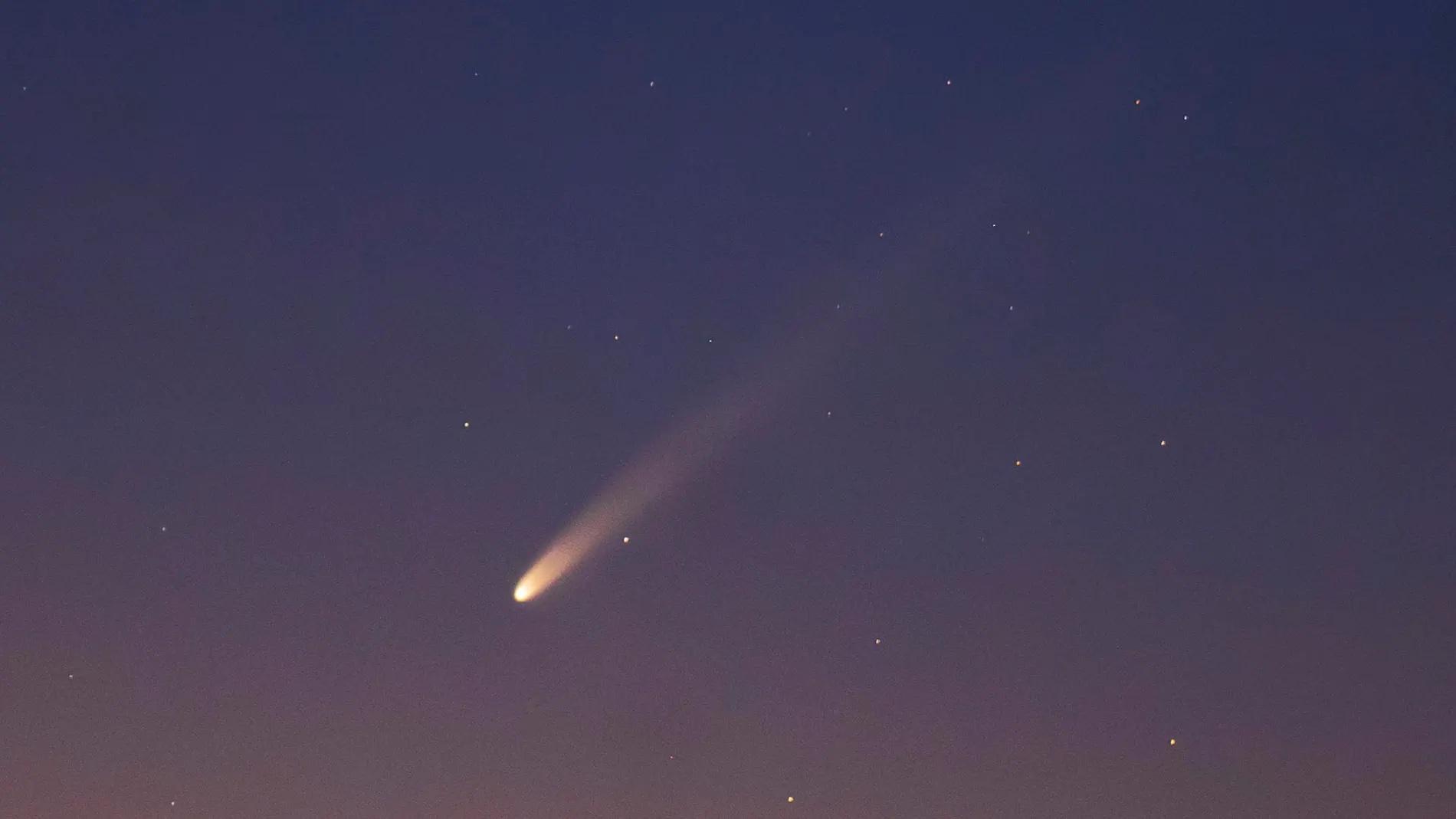 Así se vio el Cometa del Siglo  en su paso por México