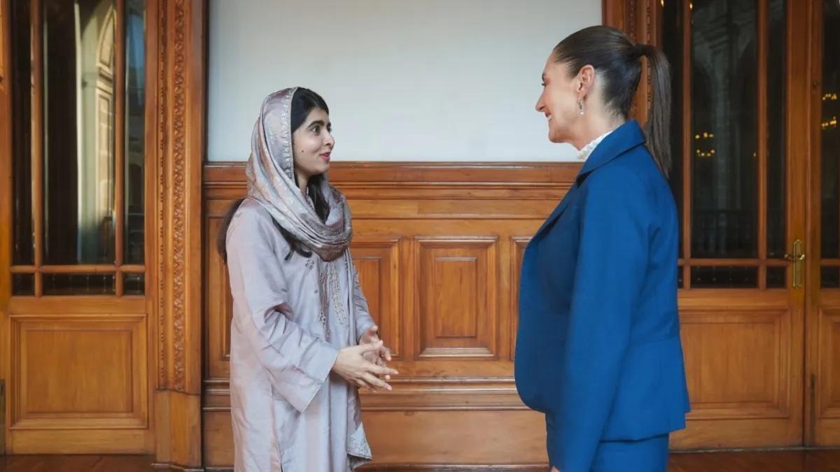 Sheinbaum recibió a Malala Yousafzai en Palacio Nacional