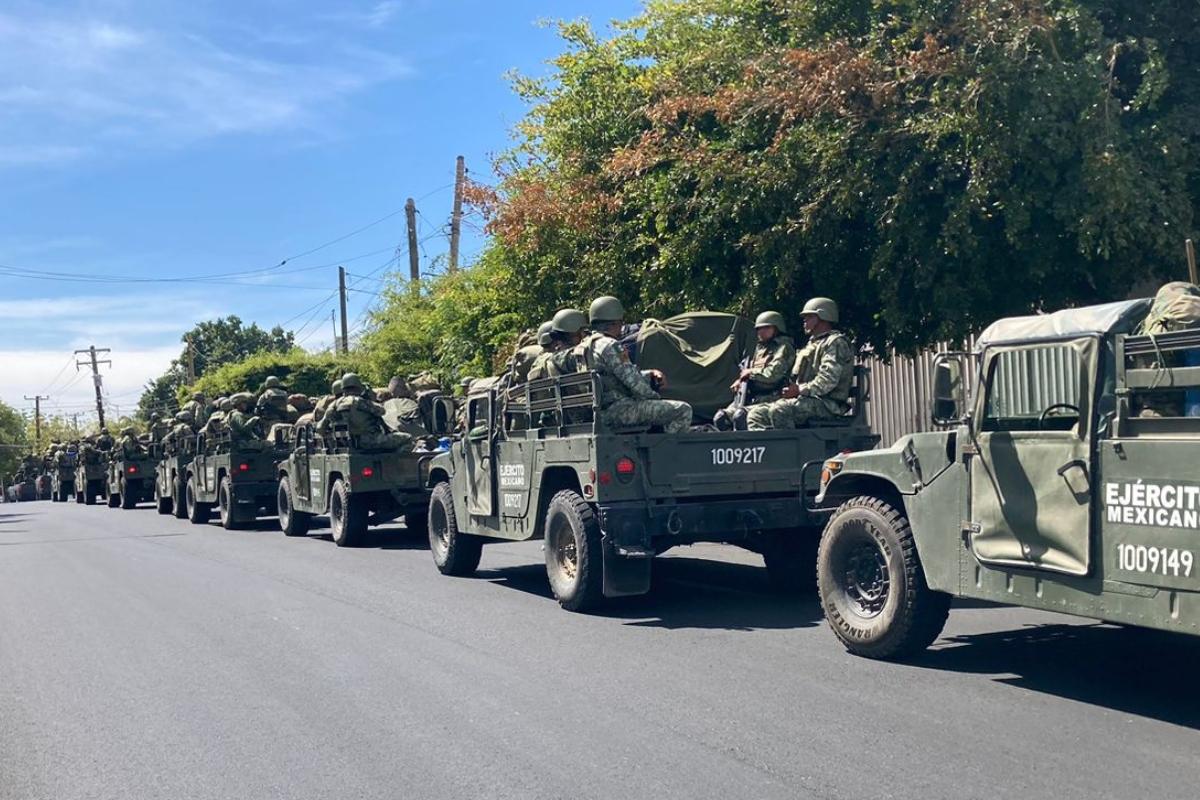 Llegan 400 soldados más a Culiacán