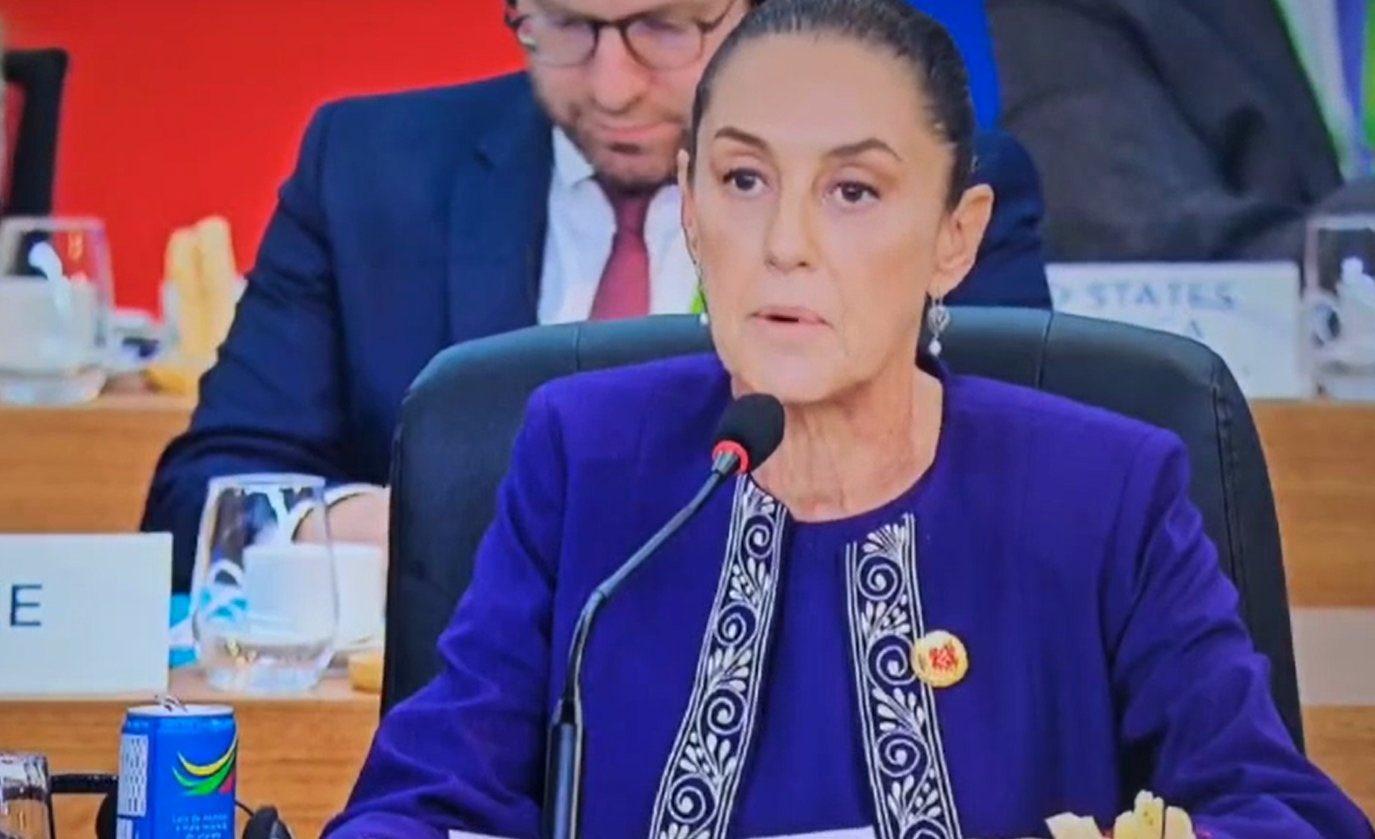 Claudia Sheinbaum llega a la cumbre del G20