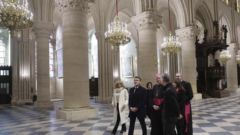 Notre Dame ha sido restaurada y Macron ya la visitó 