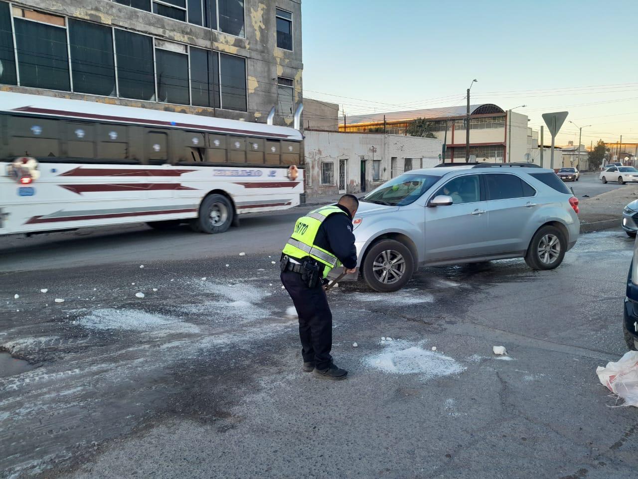 Atiende Seguridad Vial más de 40 calles cristalizadas en Cd. Juárez