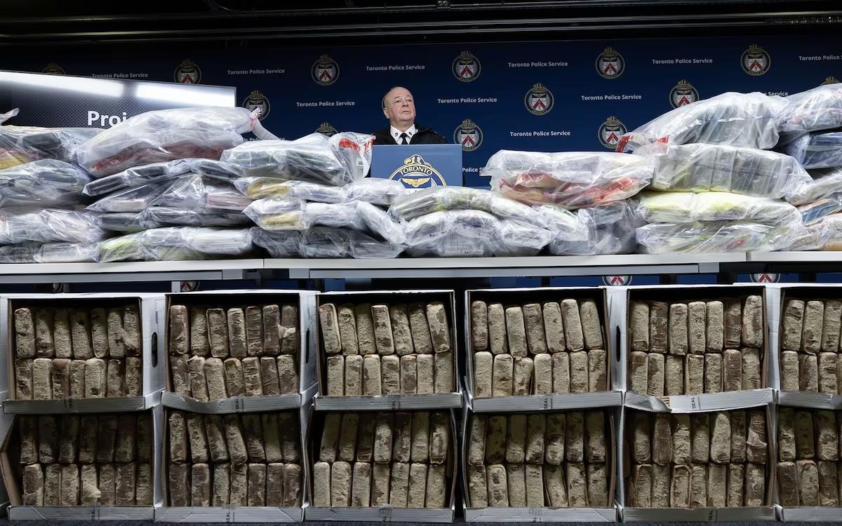 Canadá incauta cocaína provenientes de México 