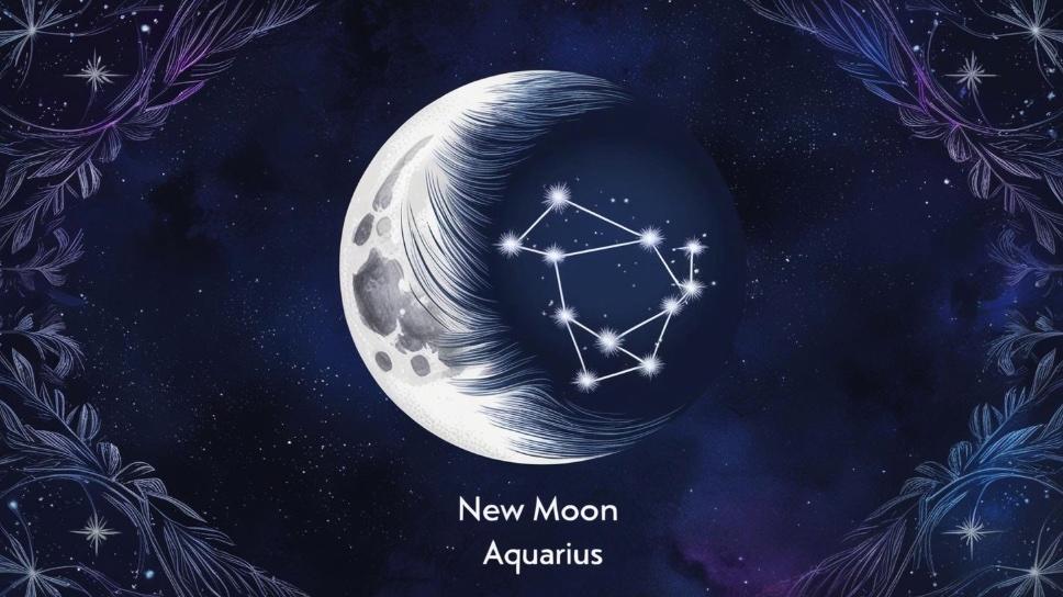 ¡Ya viene la Luna nueva en Acuario! 