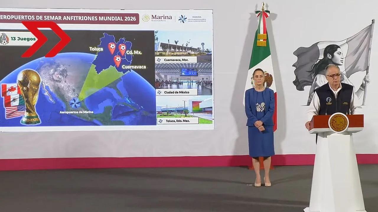 Anuncian remodelación del  AICM para el Mundial 2026