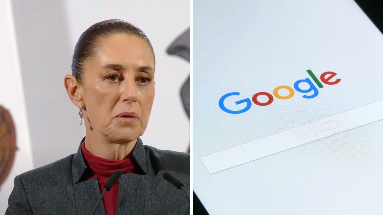 Sheinbaum se va contra Google por el Golfo de México