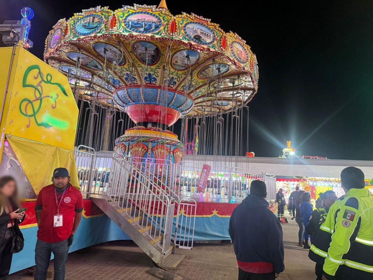 Juego mecánico en la feria de León deja 4 lesionados
