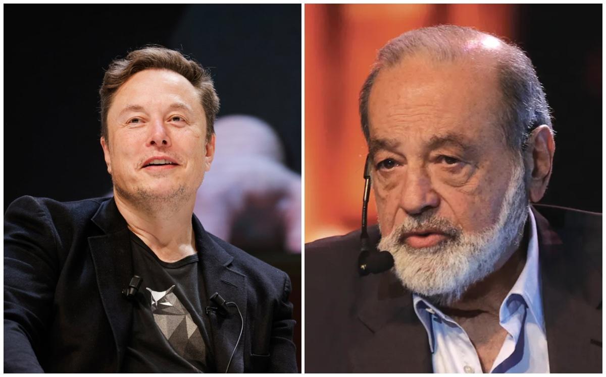 Carlos  Slim cancela negocios con Elon Musk