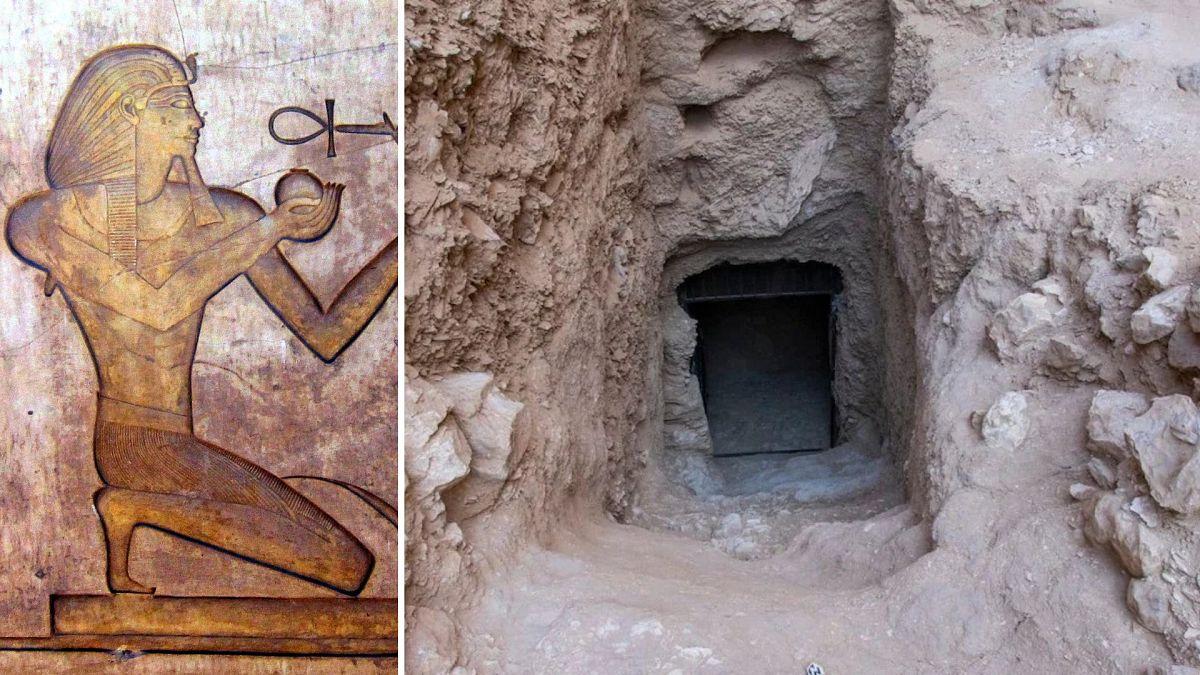 Descubren la tumba de un faraón en Egipto