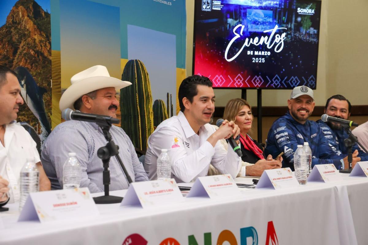 Presenta Gobierno de Sonora calendario de eventos turísticos marzo 2025