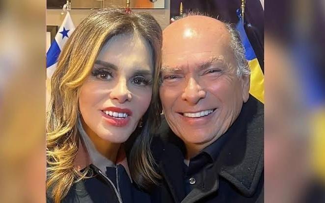 Captan a Lucía Méndez con Antonio Pérez Garibay