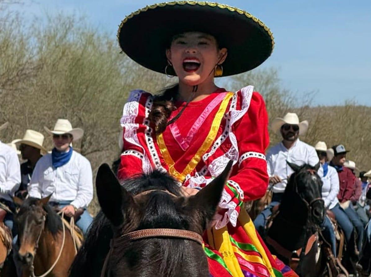 Gran Cabalgata en Honor al Padre Eusebio Francisco Kino en Magdalena de Kino